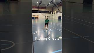 AFL kicking drill