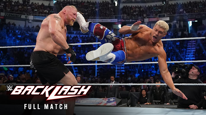 FULL MATCH: Cody Rhodes vs. Brock Lesnar: Backlash 2023