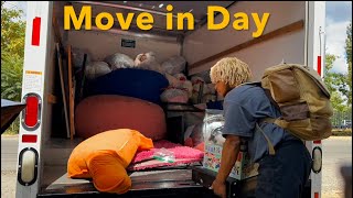 Moving Day Unloading One Of Many Uhal Trucks