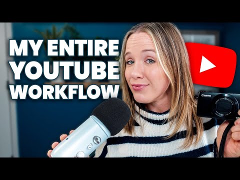 The 2 Hour A Week YouTube Workflow (how I stay consistent on YouTube)