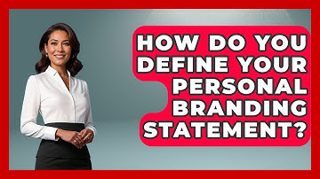 How Do You Define Your Personal Branding Statement? - Graphic Design Nerd