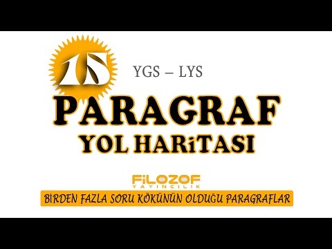 YGS-LYS PARAGRAFIN YOL HARİTASI: (15) BİRDEN FAZLA SORU KÖKÜNÜN OLDUĞU PARAGRAFLAR