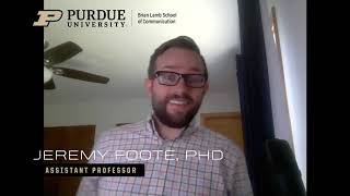 Get to Know: Jeremy Foote, PhD