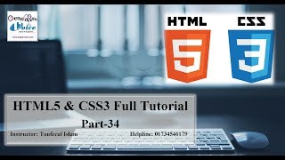 HTML5 & CSS3 Full Tutorials in Bangla Part 34- (CSS Media Queries)