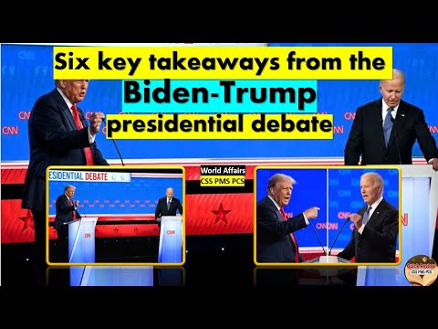 Six key takeaways from the Biden-Trump presidential debate - YouTube