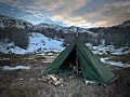 2 DAYS BUSHCRAFT ADVENTURE -  CANVAS LAVVU TENT, GSTOVE - ITALY