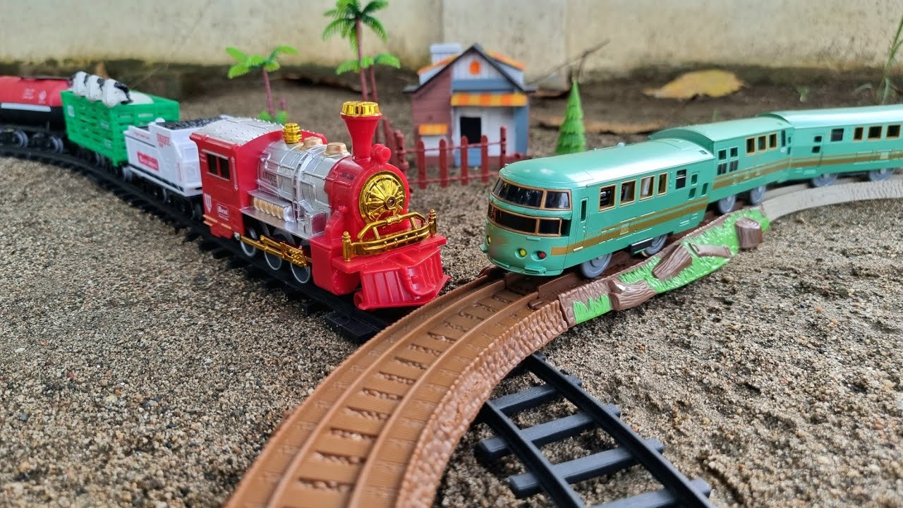 Merakit Mainan Kereta Api Classic Train Unique Gift, Kereta Api Plarail ...