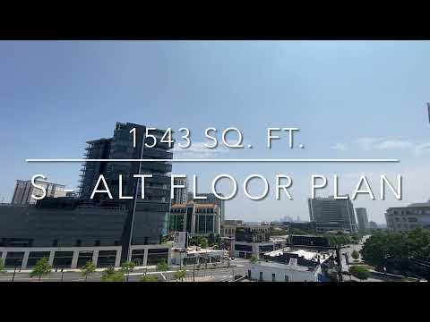 S Alt Floor Plan: 2 bd / 2 ba