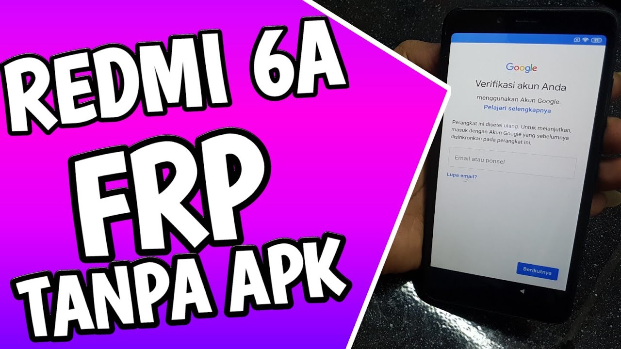 Redmi 6 Frp