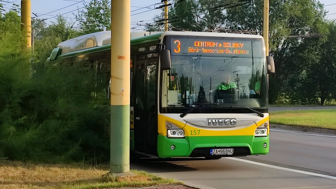 Iveco Urbanway 12M Hybrid • ZA-968HU, #157 • DPMŽ | MHD Žilina