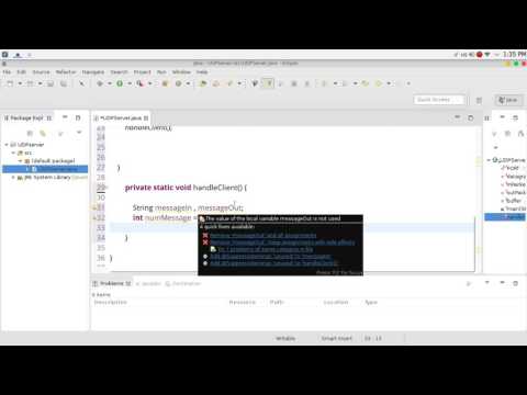 70 JAVA Networking Chat Server Client UDP