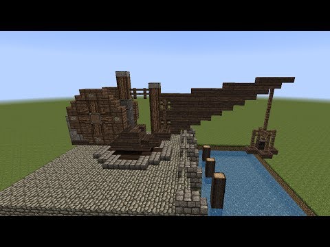 Minecraft Tutorial Brunnen Bauen Build A Fountain Youtube