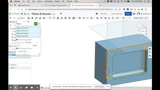Onshape 4: Fillets