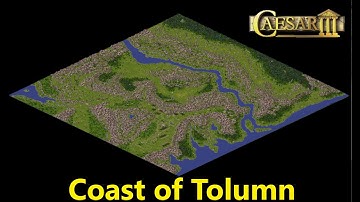Caesar 3 Augustus custom map Coast of Tolumn by  xHyuukin