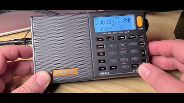 Operations of the XHDATA D808 tuning around 25 and 31 meter band shortwave with comments