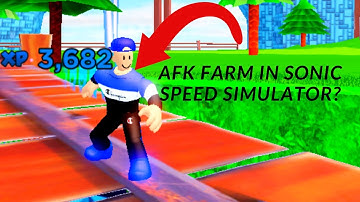 AFK FARM in SONIC SPEED SIMULATOR? How to AFK farm in Sonic Speed Simulator