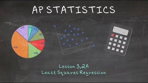 AP Statistics - 3.2A Least Squares Regression