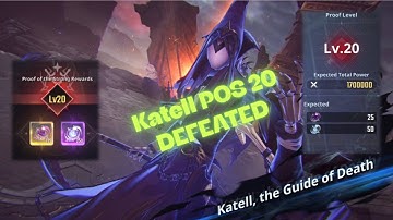 SOLO LEVELING: ARISE KATELL in POS 20 DEFEATED