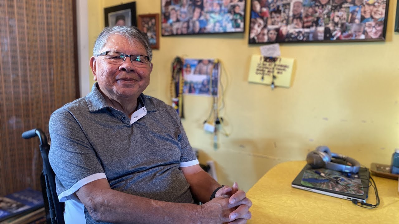 Lekwungen Elder Dr. Butch (Clarence) Dick on Orange Shirt Day