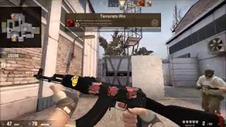 StatTrak™ AK-47 red Laminate crown foil +Hand Wraps Slaughter