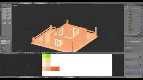 Blender Timelapse: Simple House