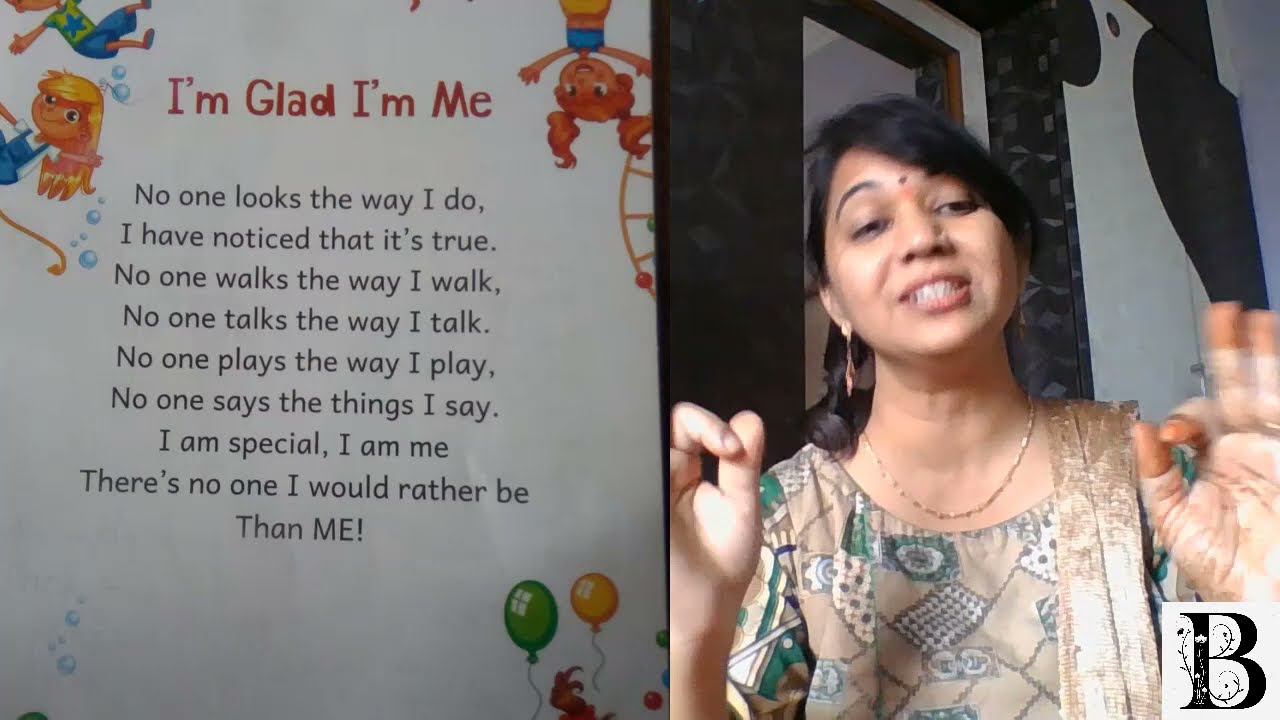 I'm Glad , I'm Me - POEM