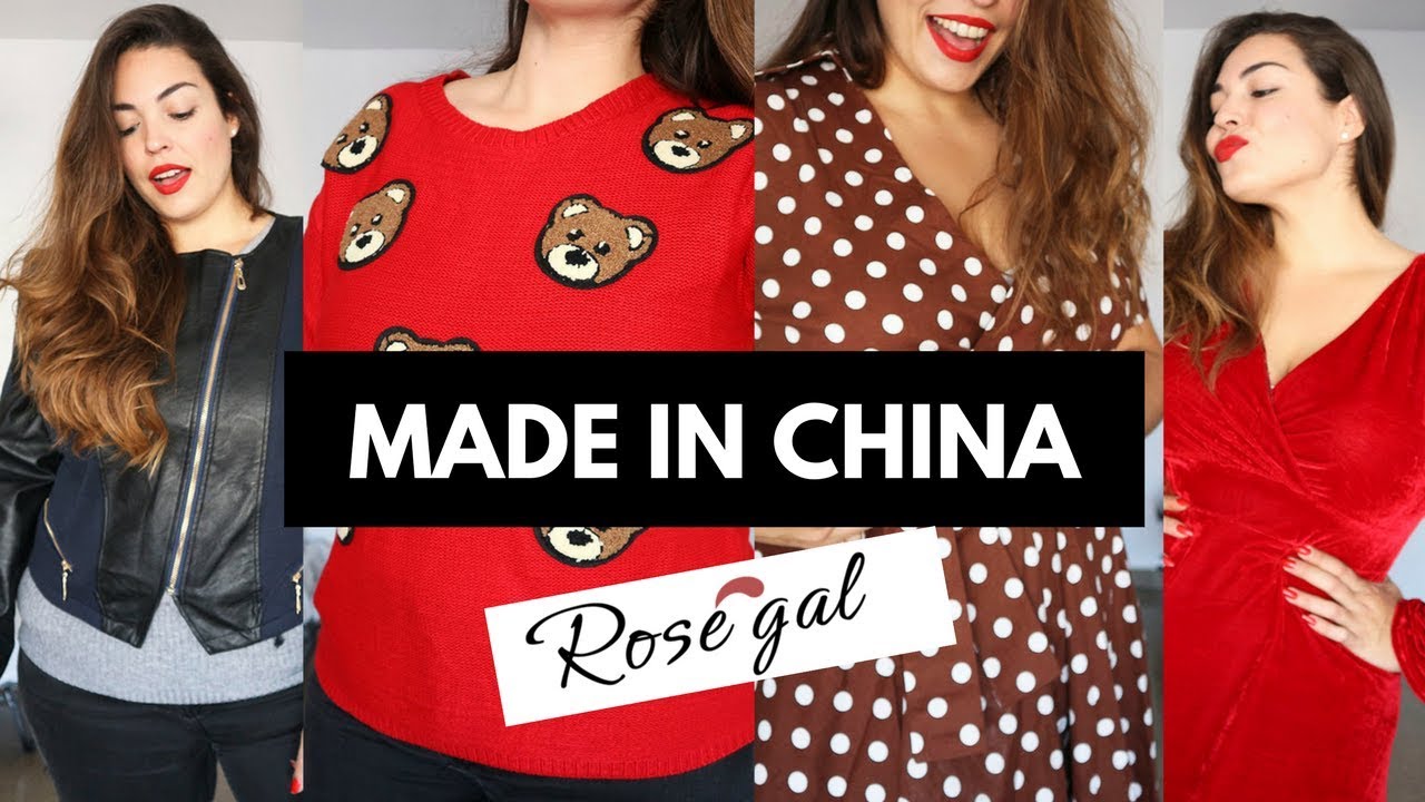 Probando ROPA CHINA Tallas Grandes | ROSEGAL y 11 | Pretty and Olé - YouTube