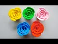How to make Rose with clay || DIY Clay Craft Ideas || easy rose making with clay