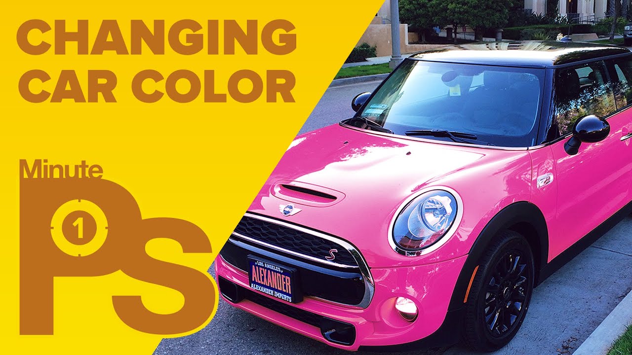 How To Change Car Color In Photoshop Minutephotoshop