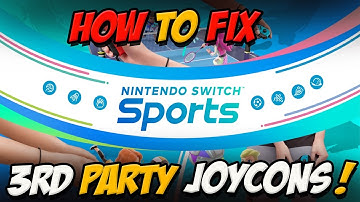 How to Use 3rd party joycons on Nintendo switch sports