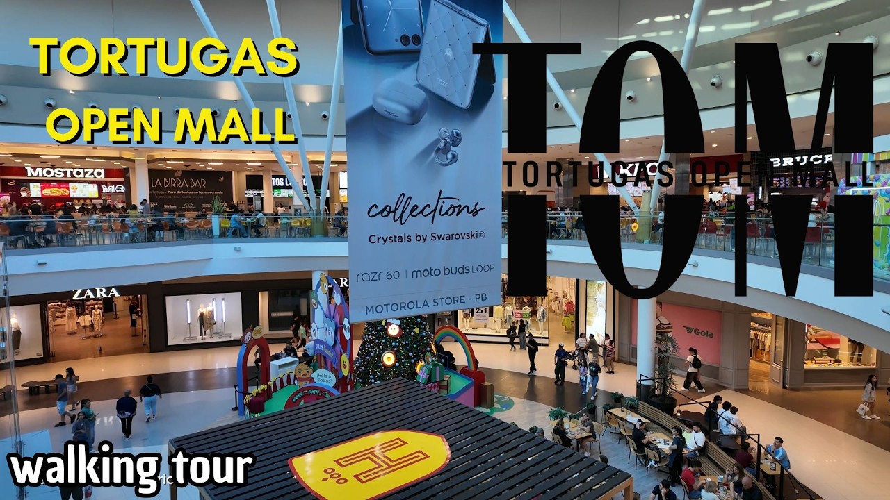 🛍️ Recorriendo TOM TORTUGAS OPEN MALL | Tour Completo 🛍️