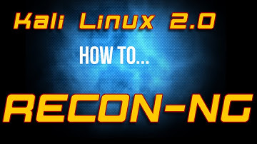 How To - Kali Linux 2.0 - Recon-ng