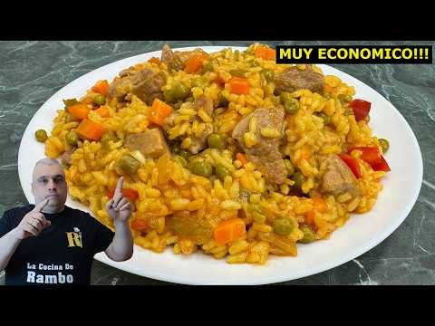 Arroz Con Carne muy Fácil Con Pocos Ingredientes - RECETA de ARROZ