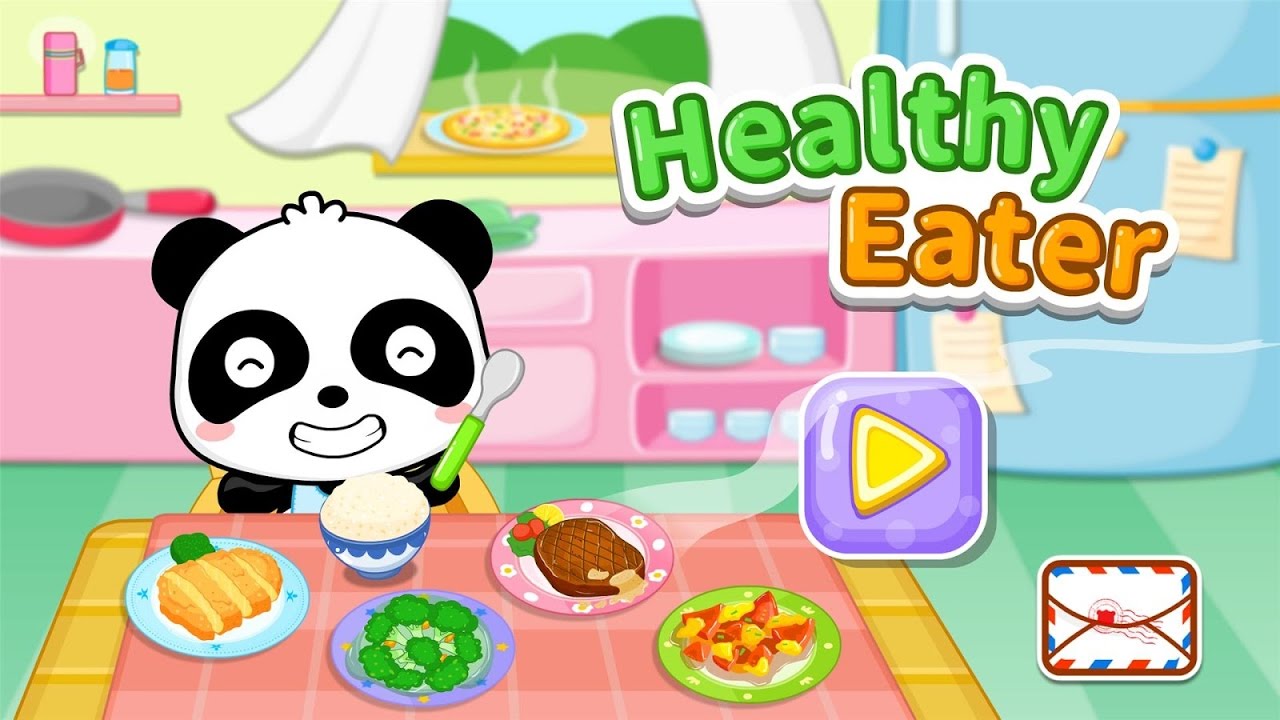 Kids Learn How To Eat Healthy Food ♥ Healthy Eater Baby ♥ App Game For