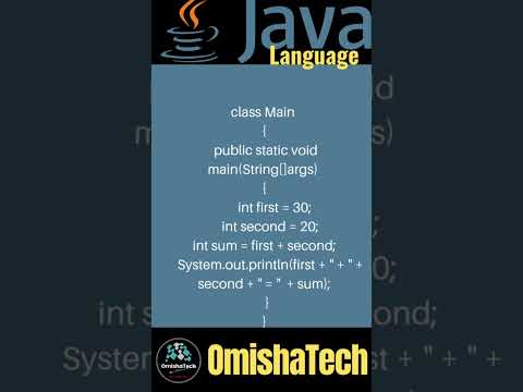 Java programming || two number add program #coding #shorts #javaprogramming