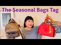 THE SEASONAL BAGS TAG! 🌻🌴🍁❄️