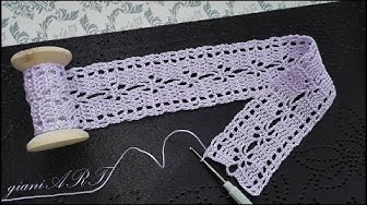 Lace Tape Botanical pattern Crochet 