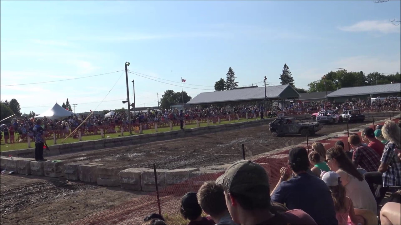 impact motorsports grand rapids michigan 2017 LAKEFIELD DEMO DERBY ROUND 1 HEAT 2 PRO MINI