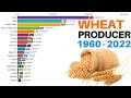 Top 20 most wheat production country 1960  2022  largest wheat producers in the world 2022