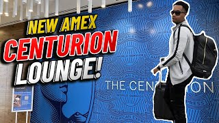 NEW Amex Centurion Lounge! Newark NJ