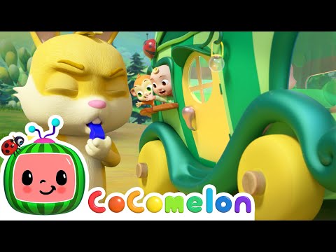 Wheels On The Bus! | Cocomelon Animal Time Nursery Rhymes