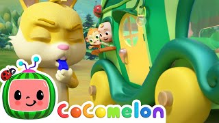 Wheels on the Bus! (Animal Version) | CoComelon Animal Time Nursery Rhymes