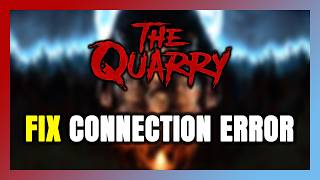 How to FIX The Quarry Connection Error / Server Error!