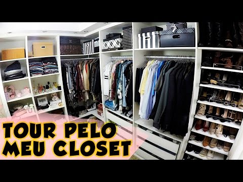 TOUR PELO MEU CLOSET - YouTube