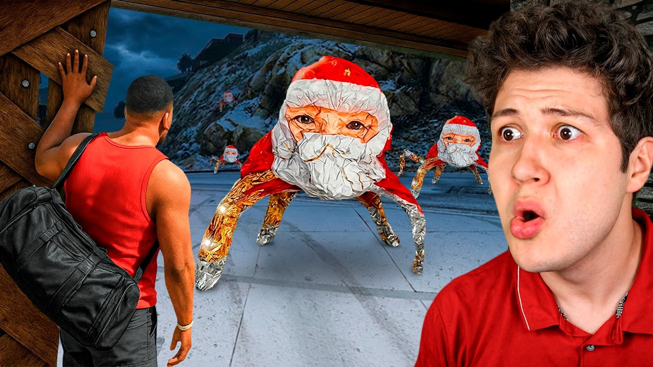PROTEGIENDO MI CASA de GOO GOO GAGA en GTA 5! 🏡🎅 (Mods)