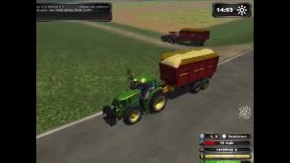 LS 2011 SP silage with- jd 7530,Schlueter 1500,fendt 820 and krone big x 1000. part 2