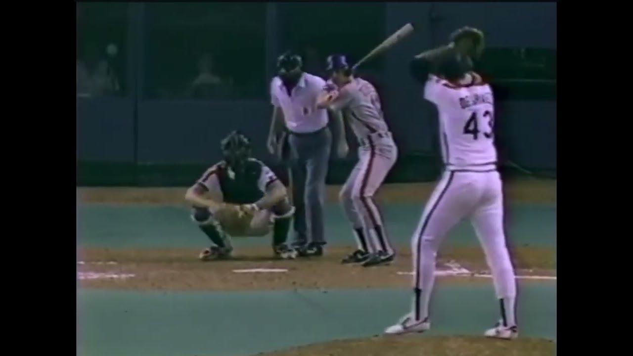 NYM@HOU: Tim Teufel’s infield single in the fourth inning (1986)