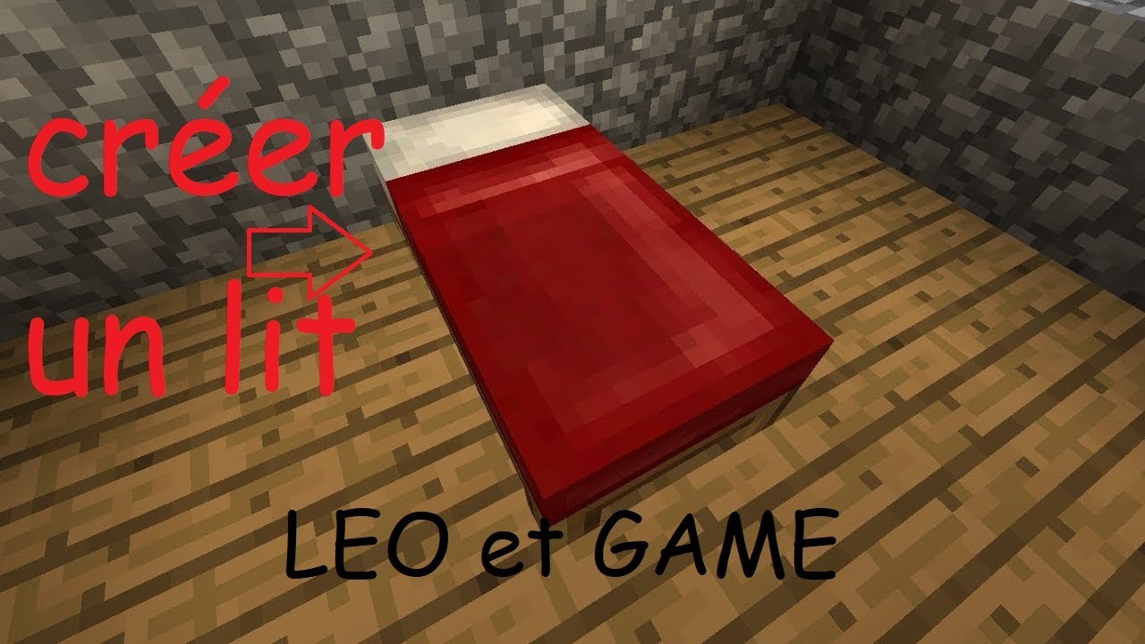 COMMENT CREER UN LIT ! [ MINECRAFT sur NINTENDO SWITCH ] - YouTube