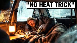 How Homeless People Sleep In A Car Without Heating In Winter