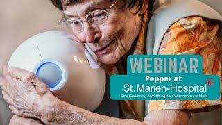 How can humanoid robots improve the level of healthcare service for geriatric patients?